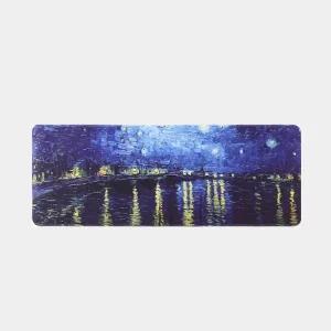 아트 유화 장마우스패드 장패드 80x30cm (별밤)