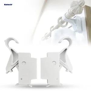 코텍 무타공 커튼브라켓2P C0323 못없이 커튼봉 고정/고리/커텐봉/브라켓/고정브라켓/커튼브라켓/거치대