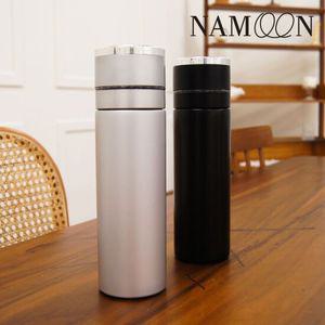 핸들 블랙 실버 진공 스텐 보온병 티거름망 500ml 보냉
