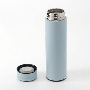 핸들 LED 물 온도표시 스텐 보온병 스카이 500ml 보냉