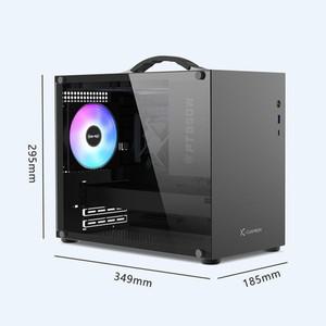 오픈케이스 파워 트레인 X100 휴대용 핸드헬드 케이스 Mini-ITX/MATX 마더보드 USB3.0 Type-C 데스크탑 미