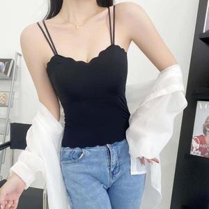 [셀러허브]브라탑나시 캐주얼캡내장 브라런닝 캡나시 민소매 캐미솔 (S31555130)