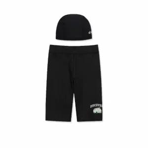 키즈트레이닝세트 EQF DKSB54043-BKS 키즈 5부 워터레깅스+모자 SET