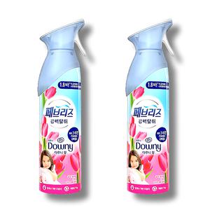 페브리즈에어 스프레이 다우니향 화장실 실내탈취제 2통