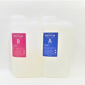 크리스탈 레진/고투명 에폭시/레진아트 공예/국산/DW100_주제(1kg)+경화제(500g) 레진공예