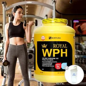 보령헤비매스 로얄 WPH(95%) 2.5kg 헬스보충제+ 쉐이커 / 고함량 단백질보충제 프로틴쉐이크