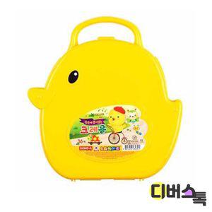 동아 노랑병아리 크레용 36색