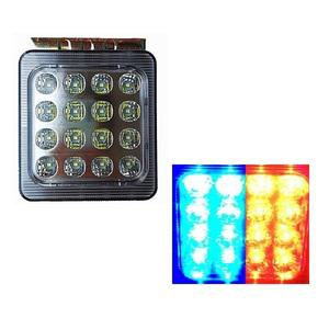 대성부품/24V SD-6001/LED 싸이키/경광등/경고등/싸이키/화물차/대형트럭/24V/LED/스트로브/강력/파워/사각
