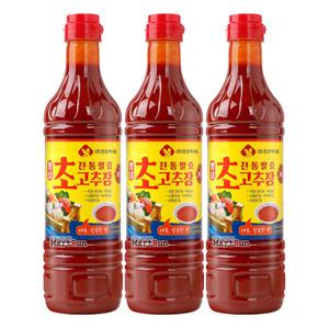 진조미 양념 초고추장 1kg x 3개 회 초장 횟집 고추장
