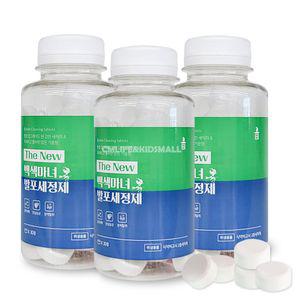 백색마녀 발포 세정제 30정 x 3통/구연산 과탄산소다 고체세제  텀블러 전기포트 세척 여행용