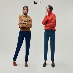 [도티 dotti] 도티 여성 소프트엔자임 테이퍼드 데님 팬츠 2종