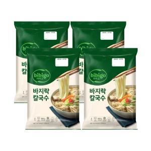 CJ 비비고 시원바지락칼국수, 642g, 4개