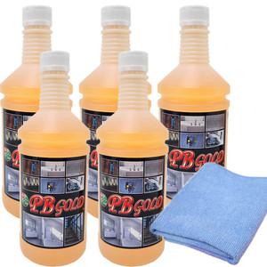 피비골드 리필1000ml 5개+극세사 크리너 다목적세정제 렌지후드 기름때 찌든때 제거 욕실 PB1