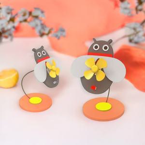 반딧불이 풍력발전이기 조립키트 발광 LED 바람 신 재생 에너지 실험