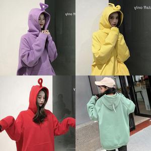 2개 세트 텔레토비 후드티 4컬러 M-2XL 반티 패밀리룩 가족여행 체육대회