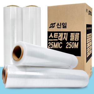 신일 스트레치필름 25MIC 4롤 수동 산업용랩 공업용랩