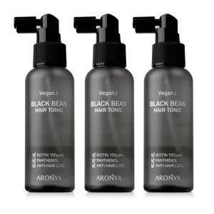 [아로닉스] 비건아이 블랙빈 헤어토닉 100ml x3/탈모기능성