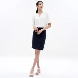 [지센] 스트레치 정장 스커트 LFFSN401_NA