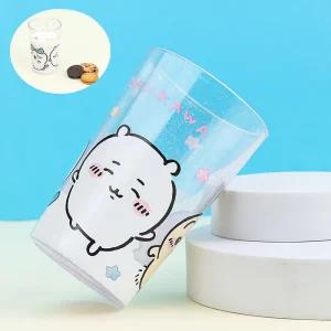 먼작귀 투명 점보컵 치이카와 가르마 토끼 물컵 프라컵 500ml 4699