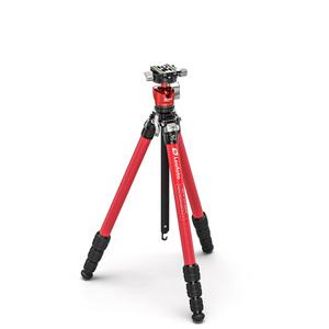 레오포토 LY-224C+BV-0R+LB-38 카본 비디오 삼각대 레드