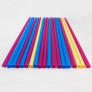 7mm 25cm 일자빨대 벌크포장 진파스텔 1봉 500개