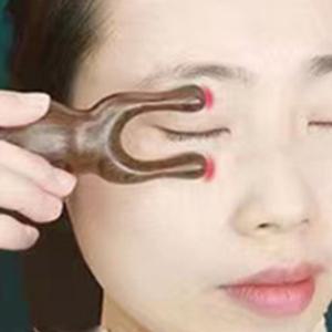 나무 얼굴마사지기 우드 안면안마기 눈 귀 코 괄사 림프순환