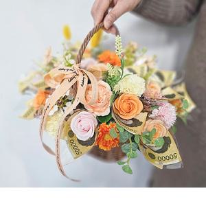 행복한 날 비누꽃 용돈 꽃바구니
