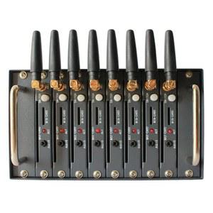 웨이브컴 Q24PLUS 모듈 8 포트 USB 인터페이스 에뮬레이트 COM /RS232 명령어 SMS MMS TCP /IP 영국 플러그 전원 어댑터가 포함된 OSTENT 쿼드밴드 GSM GPRS 모뎀