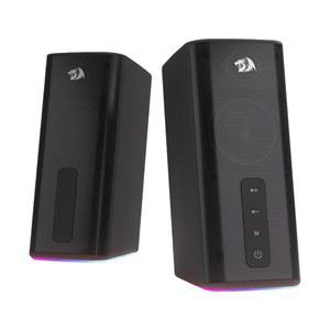 레드라곤 GS814 스테레오 데스크톱 스피커, 20W 출력, 실물 유닛 4개, BT 5.0 /3.5mm AUX, 향상된 베이스, 터치 컨트롤, 동적 RGB 조명