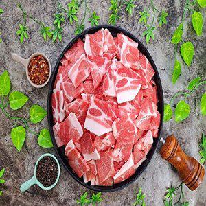 [프레쉬푸드]미국산 돼지고기 목전지 왕목살 찌개용 1.5cm 사각기둥 500g