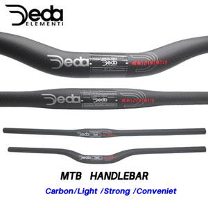 카본드롭바 DEDA 3K 탄소 핸들바 산악 자전거 MTB 플랫 라이즈 31 8mm 600 780mm