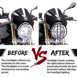 BMW 호환 RNINET R9T 2014 레이서용 전면 헤드라이트 보호 그릴 순수 도시 스크램블러 바이크 오토바이 헤