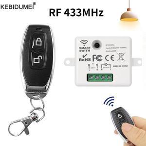 전동커튼 무선 433MHz 원격 제어 전등 스위치 10A 릴레이 수신기 컨트롤러 벽 패널 조명 Led