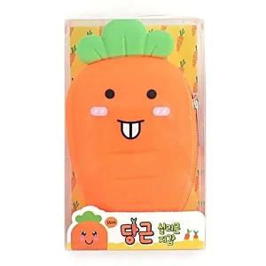 말랑말랑 부드러운 재질의 당근실리콘지갑-W335D2A