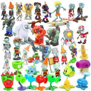 1pcs 식물 대 좀비 PVZ 완두콩 슈터 보스 액션 피겨 모델 장난감 인형 슈팅 데이브 Allstar 키즈 선물 소년을위한