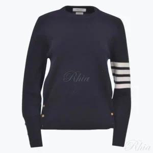 톰브라운 25FW 4바 스트라이프 밀라노스티치 울 니트 FKA239A 00014 415