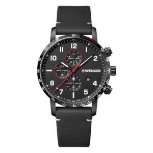 벵거 스위스 아미 남성용 01.1543.106 애티튜드 크로노 블랙 다이얼 시계 44mm $345