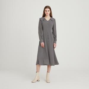 프릴카라 콩단추 원피스 PN1WO266