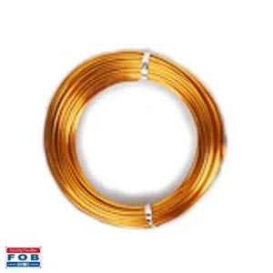 포비 와이어 공예 칼라철사 두께 3.0mm x 6.4M 금색 철사공예 색철사공예 칼라철사 와이어공예