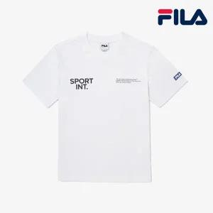 [휠라]휠라 그래픽 프린트 냉감 티셔츠 FS2RSG2190X OWH 티셔츠
