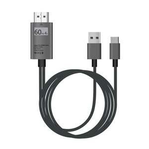 C타입 충전식 HDMI케이블 60Hz 4K USB3.1 미러링 hdmi케이블 C타입hdmi케이블 고화질hdmi케이블
