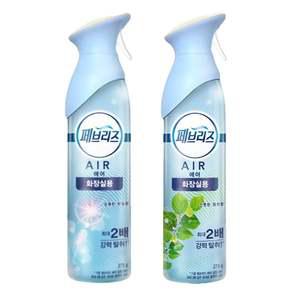 페브리즈 에어 화장실 탈취 방향제 에어로졸 2종택1