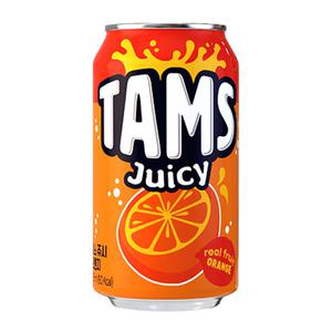 탐스 제로 쥬시 오렌지 355ml 24캔 탄산음료