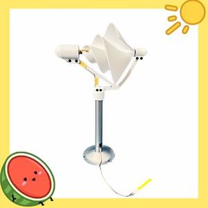 새로운 1-10W 소형 나선형 풍력 터빈 과학 실험 전원 램프 LED 조명 320mm 흰색 태양 발전기 모델