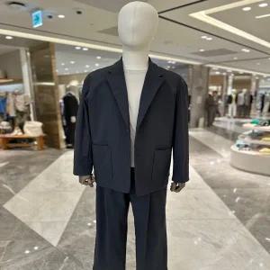 [지이크](강남점) 25 S/S 세미 오버핏 봄여름 린넨 터치 셋업 수트 3종택1 PKE2000BK