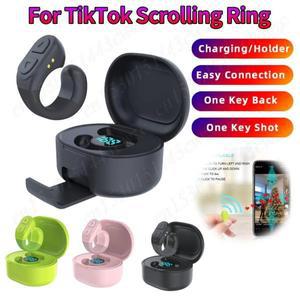 스탠드  페이지 터너 리모콘 TIK Tok 링용 스크롤 무선 카메라 셀카 버튼