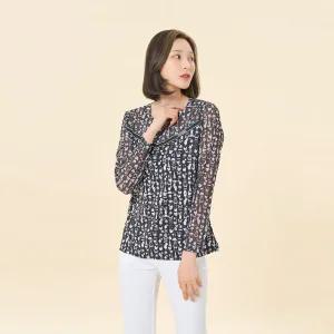[20%쿠폰+7%페이][크로커다일 레이디] 매쉬 배색 프린트 스포티 티셔츠_CLDMTS225