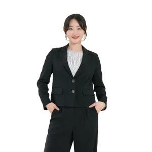 [20%쿠폰+7%페이][올리비아하슬러] 투버튼 테일러드 숏자켓_OHDMJK502