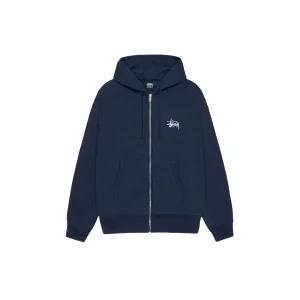 Stussy BASIC STUSSY ZIP HOODIE - Navy