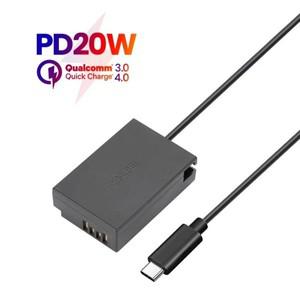 ACK-E18 유형 USB C LP-E17 더미 배터리 DC 전원 AC 어댑터 캐논 EOS R10 RP 200D 77D 충전기